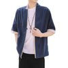 Loose Kimono Cardigan with Buckle