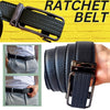 Adjustable Microfiber Ratchet Belt for Men