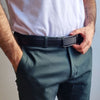 Adjustable Microfiber Ratchet Belt for Men