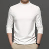Half-high Collar Long Sleeves T-shirt Men's Undershirt