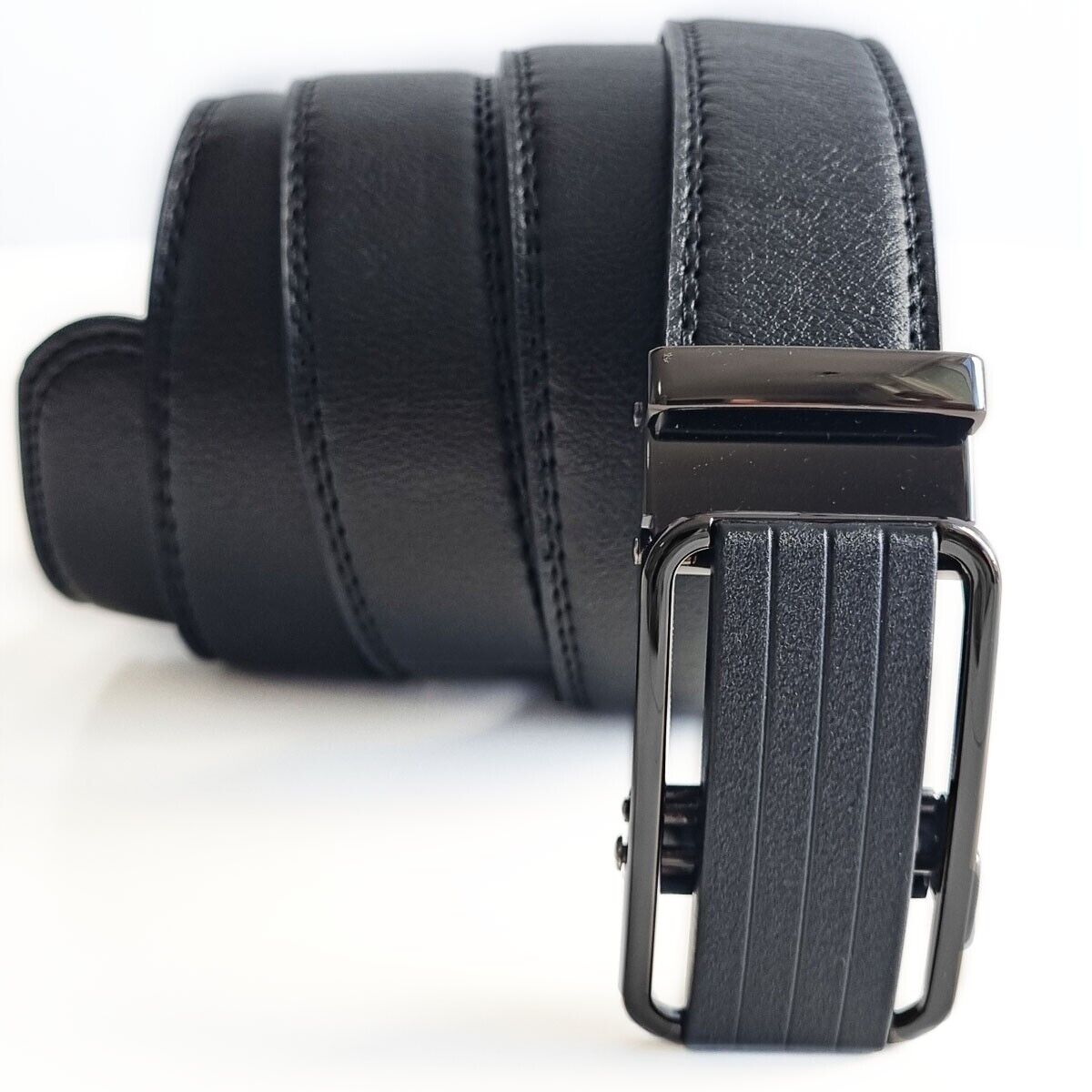 Adjustable Microfiber Ratchet Belt for Men