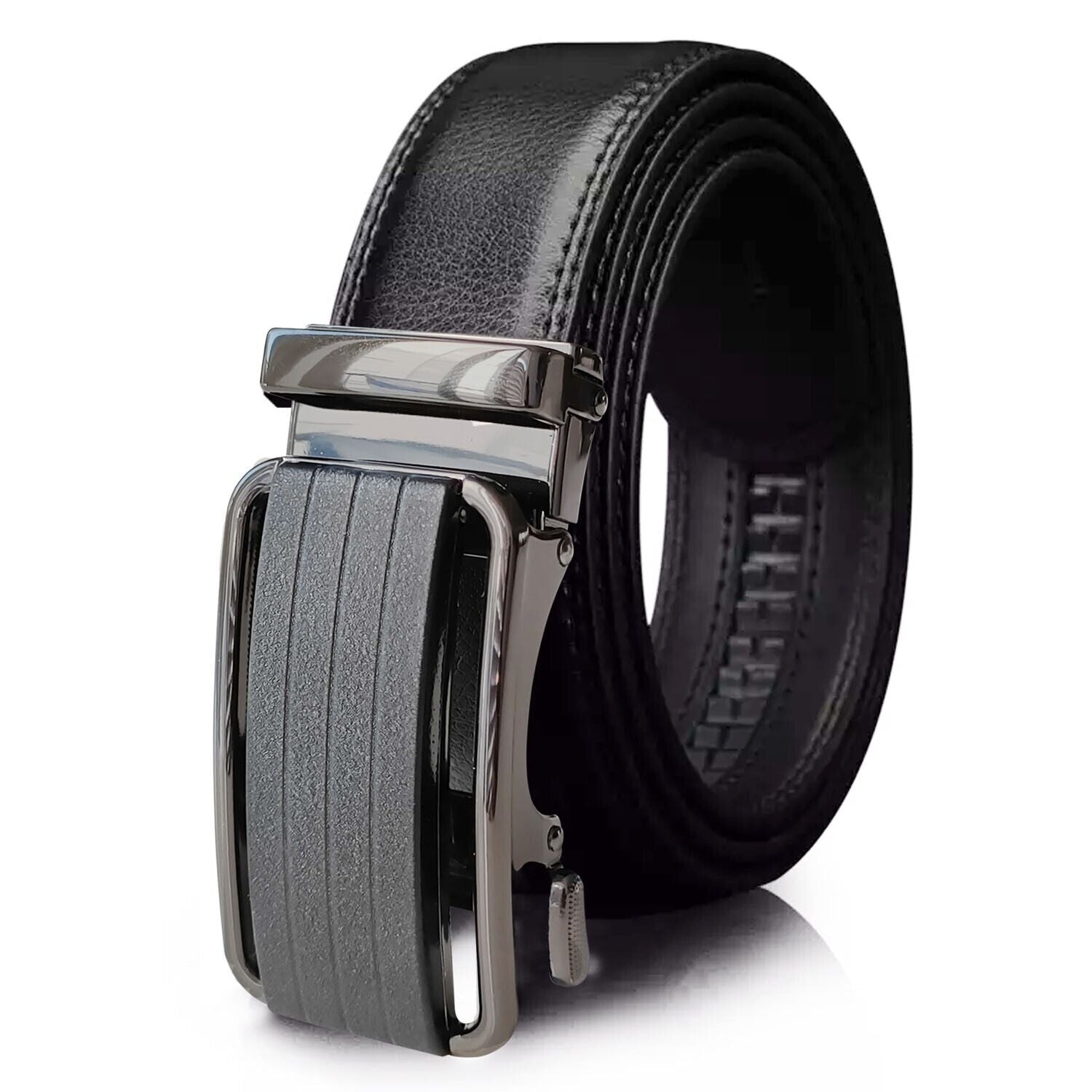Adjustable Microfiber Ratchet Belt for Men
