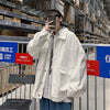 White Denim Style Ins Loose All-matching Top Korean Fashion Casual Workwear Jacket