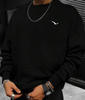 Leisure Cotton Terry Sweater: Street-Style, Long Sleeve.