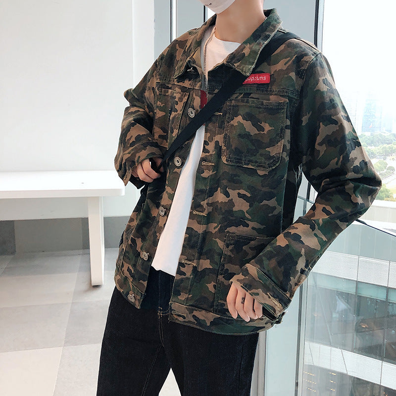 Camouflage Denim Jacket